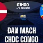 Nhận Định Trán Đan Mạch Vs Congo Lúc 1H00 Ngày 04/06 - Giao Hữu Quốc Tế